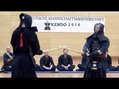 Deutsche Kendo Mannschaftsmeisterschaft (DMM) 2016 - Finale Männer - NRW vs Berlin