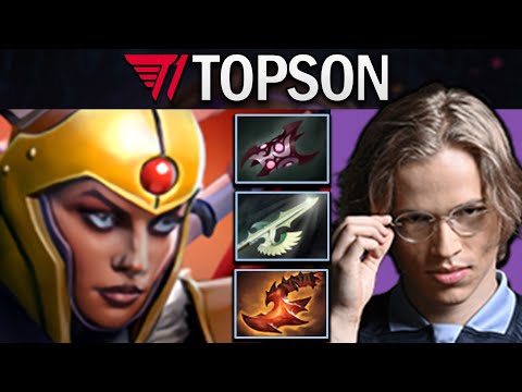 Legion Commander Dota 2 Gameplay T1.Topson with Armlet and Halberg - TI12