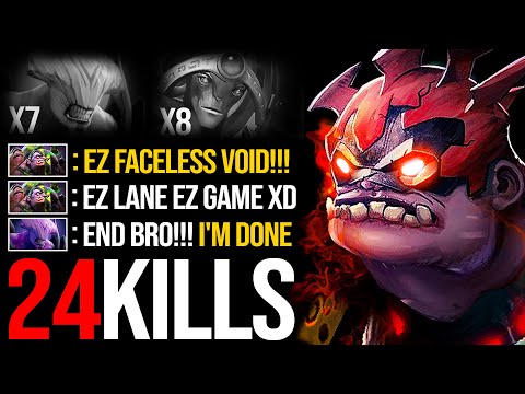 24KILLS!!! THE DOMINATOR EASILY DOMINATES THE GAME | "EZ FACELESS VOID - EZ GAME" | Pudge Official