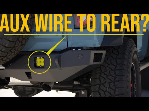 You Need To See THIS Before Wiring Bronco's REAR Upfitter AUX switch