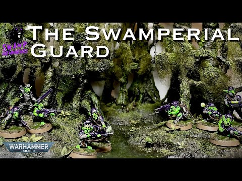 Beginning a 2,000 Point 40k Kitbashed Army - the Swamperial Guard