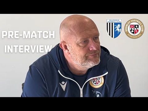 Andy Woodman ahead of our trip to Gillingham