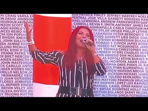 MJ Songstress sings the National Anthem for NYCFC