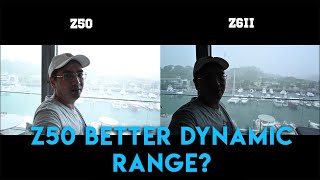 Nikon Z50 vs Nikon Z6II - Vlogging Test (Z50 has better Dynamic Range???)