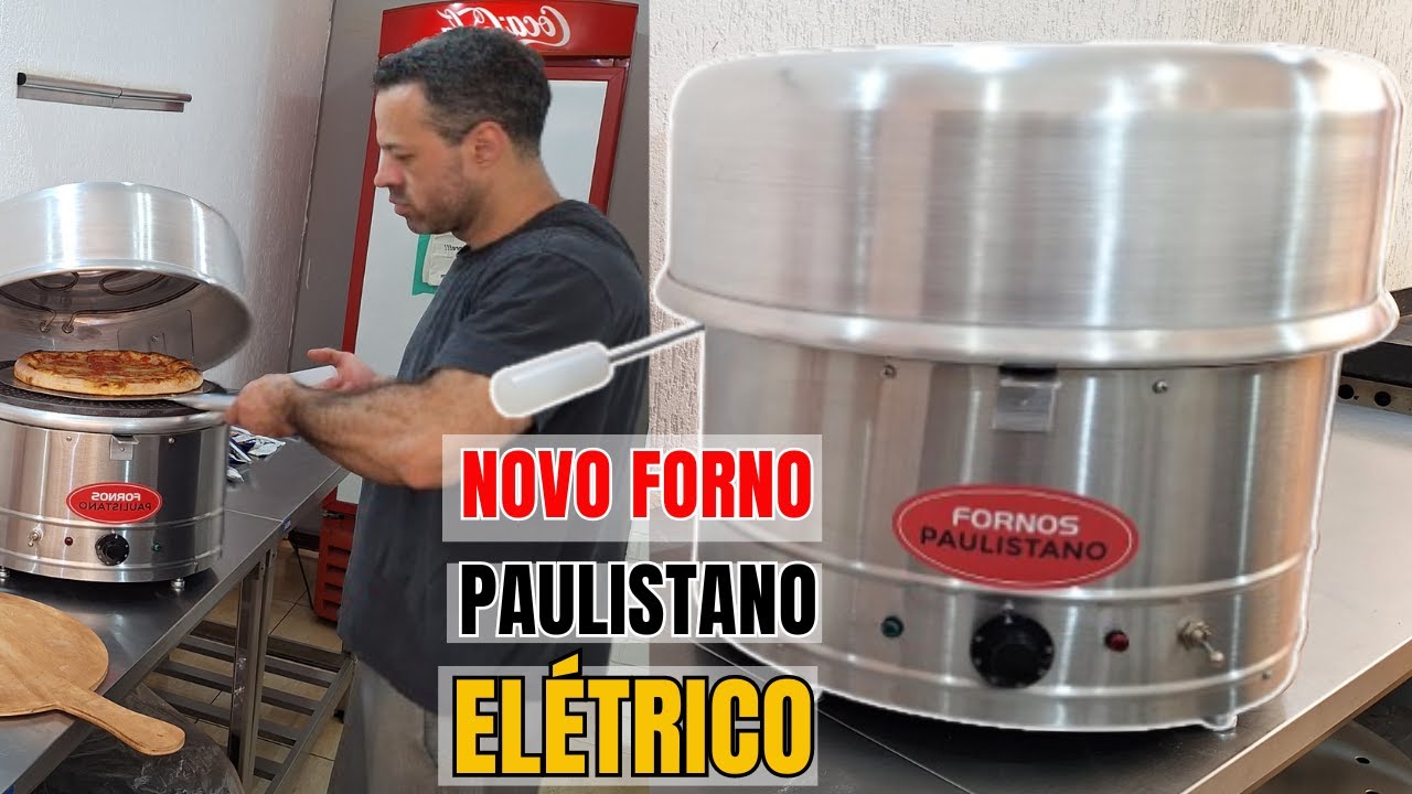 PIZZARIA DELIVERY | NOVO FORNO PAULISTANO PRO P40 ELÉTRICO ASSA PIZZA EM 2 MINUTOS
