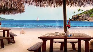 Relaxe em um ambiente agradável ao som da bossa nova e ondas ao fundo
