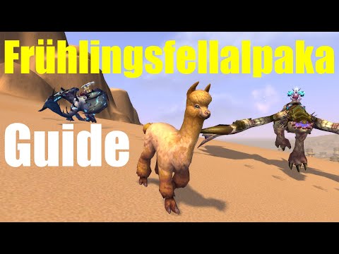 WoW 8.3 - Frühlingsfellalpaka Mount Guide