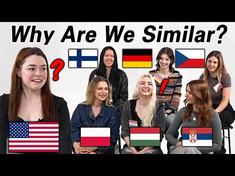 American Was Shocked by Word Similarities Between 6 European Countries!! l Why Are We Similar?