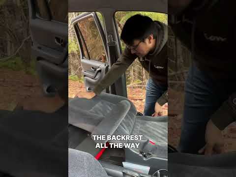 Check out this AWESOME feature on the Honda CRV! - Bed Mode