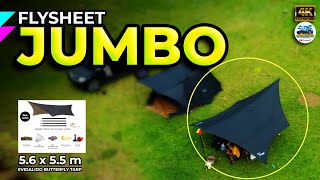 REVIEW FLYSHEET TERBAIK 2024 | Vidalido Butterfly Tarp dan Cara Pasang #campingkeluarga