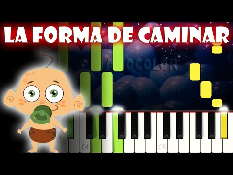 La Forma de Caminar | Piano Cover | Tutorial | Karaoke