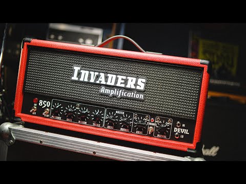 Invaders Amplification - Serie 8 - 850 Devil Dual Master - 50W High Gain - Redwine image 13