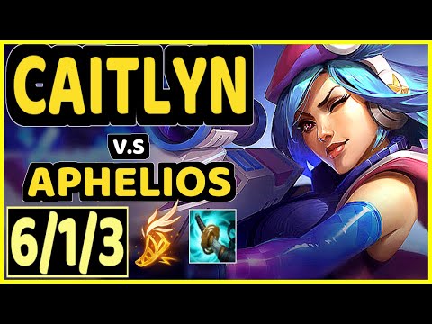 SNEAKY (CAITLYN) vs APHELIOS - 6/1/3 KDA BOTTOM ADC CHALLENGER GAMEPLAY - NA