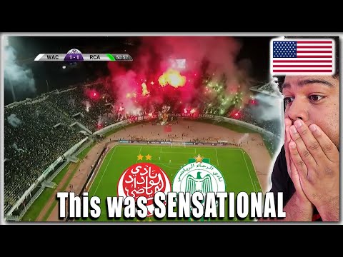 AMERICAN REACTS TO "Wydad vs Raja 4-4, The Derby of Casablanca!"