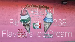 Cool and refreshing 238 Flavours Ice Cream at LA Casa Gelato #gelato #icecream