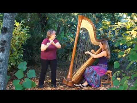 Brian Boru's March - Myriam & Maia Darme (Harp and Flute Duet)