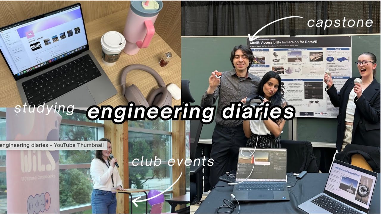 Life as an engineering student | last day of undergrad, iron ring ceremony, capstone  & studying 🎧✨🔬