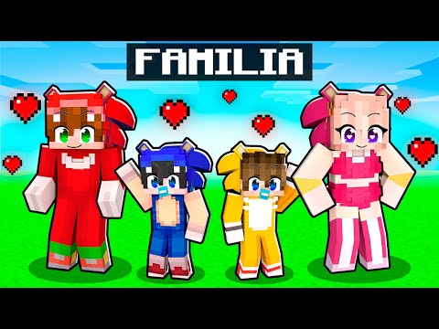Adopté una FAMILIA SONIC en Minecraft!