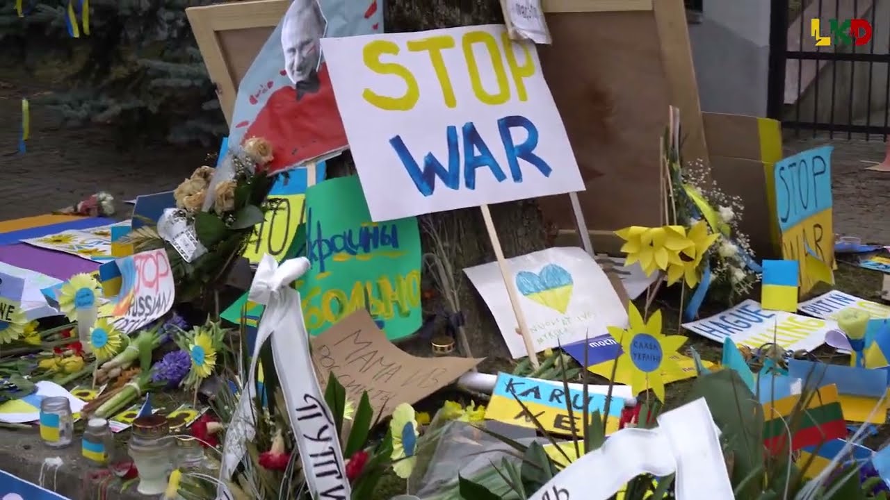 Piketas prie Rusijos ambasados (video)