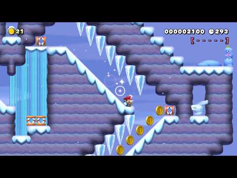 Super Mario Maker 2 🔧 Snowslide 🔧 by Bombe