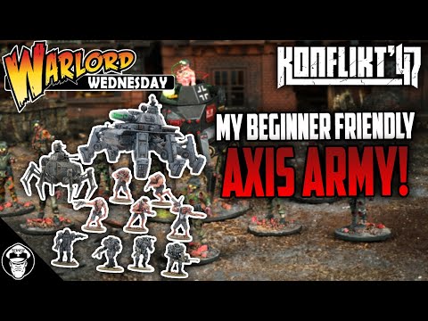 My Recommended Beginner Friendly Axis Army List! | Konflikt '47