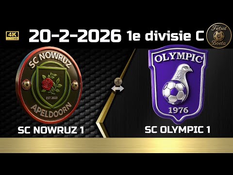 1e divisie C: SC NOWRUZ 1 - SC OLYMPIC 1 (20-2-2026)