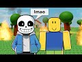 If SANS Played ROBLOX Animation