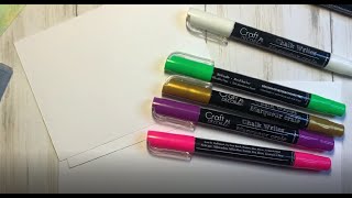 Dollar Tree Chalk Writers - Faber-Castell Gelatos Dupe - Do They Work? - Mixed Media Trial and Error
