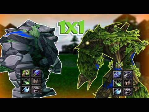 Treant vs Tiny | 1 x 1 | 25 lvl | full slots | who will beat?