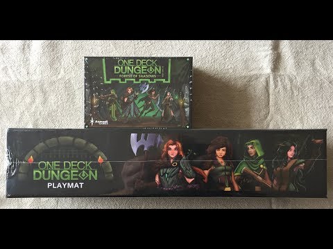 One Deck Dungeon, Forest of shadows unboxing