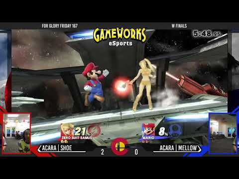 For Glory Friday #167 - AcaRa|Shoe (ZSS) Vs. AcaRa|Mellow (Mario) - Winners Finals
