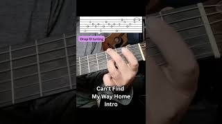 Can't Find My Way Home Intro Guitar Tutorial