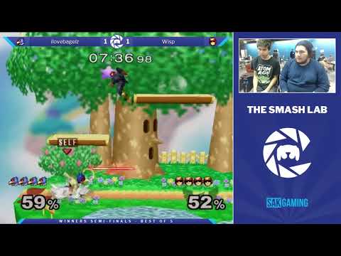 The Smash Lab 114 Winners Semis - ilovebagelz (Falco) vs Wisp (Captain Falcon)