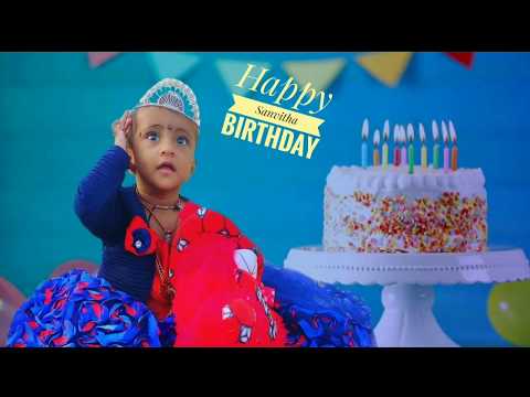 sanvitha 1st birthday