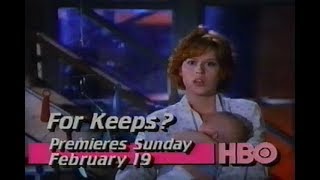 For Keeps? (1988) HBO promo