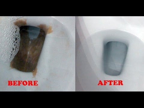 Toilet lazy flush and mineral buildup repair - Lime or Calcium in HD