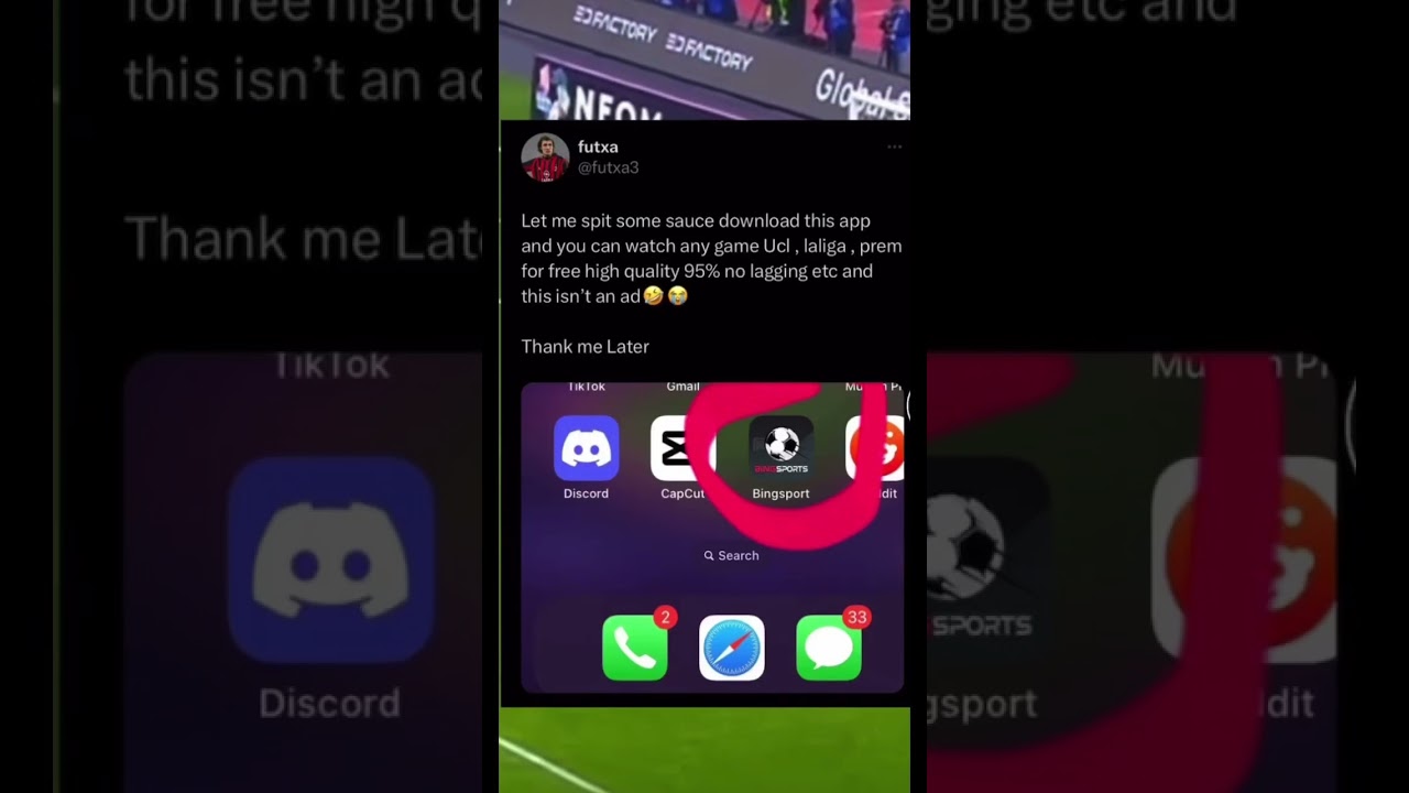 Free soccer game app u can watch  la liga and more soccer games #fifa #shorts #app