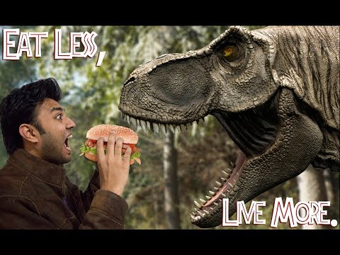 Eat Less, Live More | Dinosaur Chase