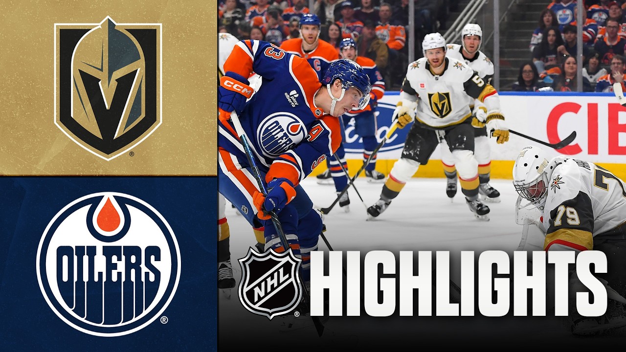 Golden Knights vs. Oilers | NHL Highlights | April 04, 2026