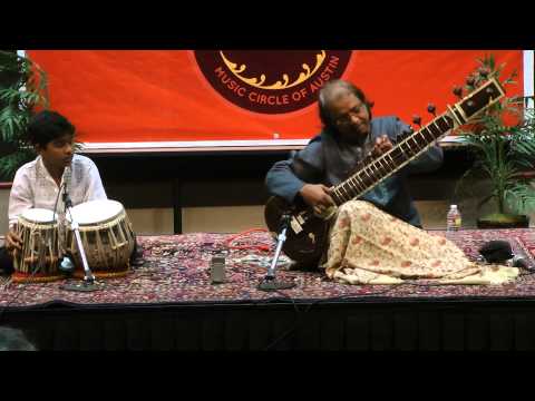 Pandit Nayan Ghosh with his son and child prodigy Ishaan Ghosh - Raga Patdeep