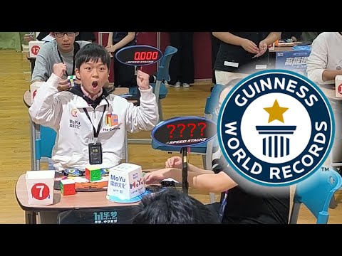 This kid is the world's FASTEST to solve a Rubik's cube! | Guinness World Records
