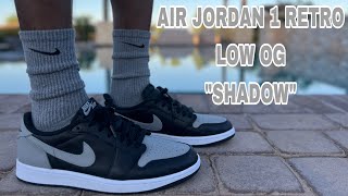 AIR JORDAN 1 RETRO LOW OG "SHADOW" 2024! REVIEW & ON FEET DOUBLE UP! PERFECT TIME FOR THE SUMMER!