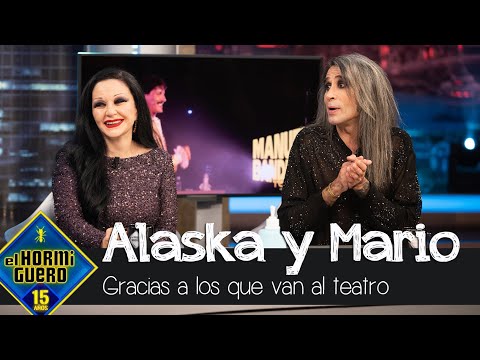 Alaska y Mario Vaquerizo elogian a los que van al teatro en tiempos de Covid - El Hormiguero