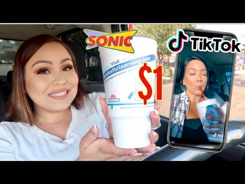 SONIC $1 Cold Brew Coffee! *VIRAL TikTok Life Hack*