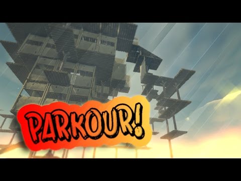 FIRST EVER PARKOUR COURSE BUILT ON A RAFT!!! | Raft Gameplay