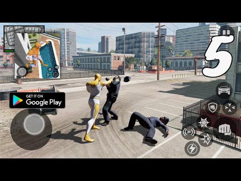 Spider Gangster Crime City Gameplay Walkthrough Part 5 (Android)