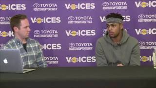 D'angelo Russell On Playing With Lonzo Ball