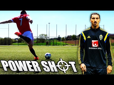 SCHUSSTECHNIK TUTORIAL • POWER SHOT WIE ZLATAN?!