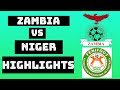 ZAMBIA VS NIGER: MINI CHAN HIGHLIGHTS [SECOND HALF]