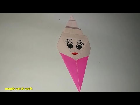 How to make origami ice cream